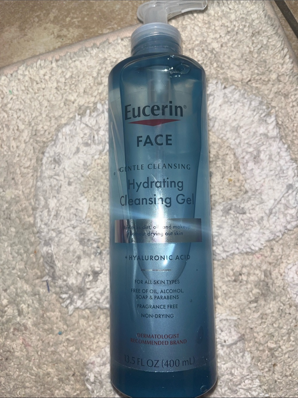 Eucerin Face Hydrating Cleansing Gel - Blue